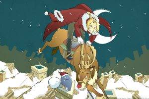 Elric Edward, Elric Alphonse, Anime, Christmas