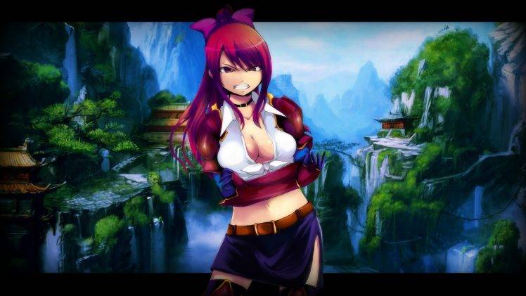 Fairy Tail, Scarlet Erza, Anime Girls HD Wallpaper Desktop Background