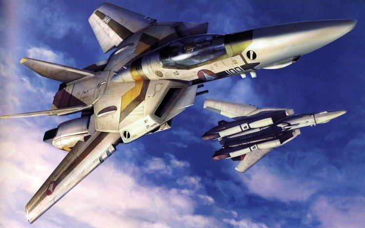 jet Fighter, Military Aircraft, Military, Airplane, Macross HD Wallpaper Desktop Background