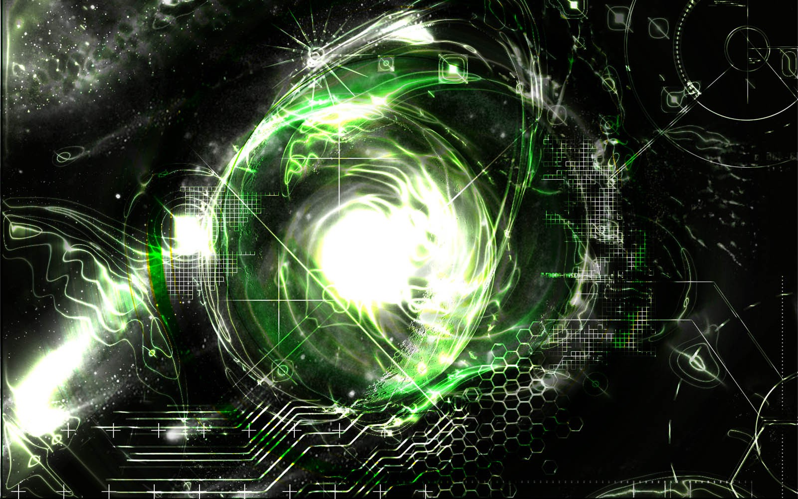 abstract, Green Wallpaper