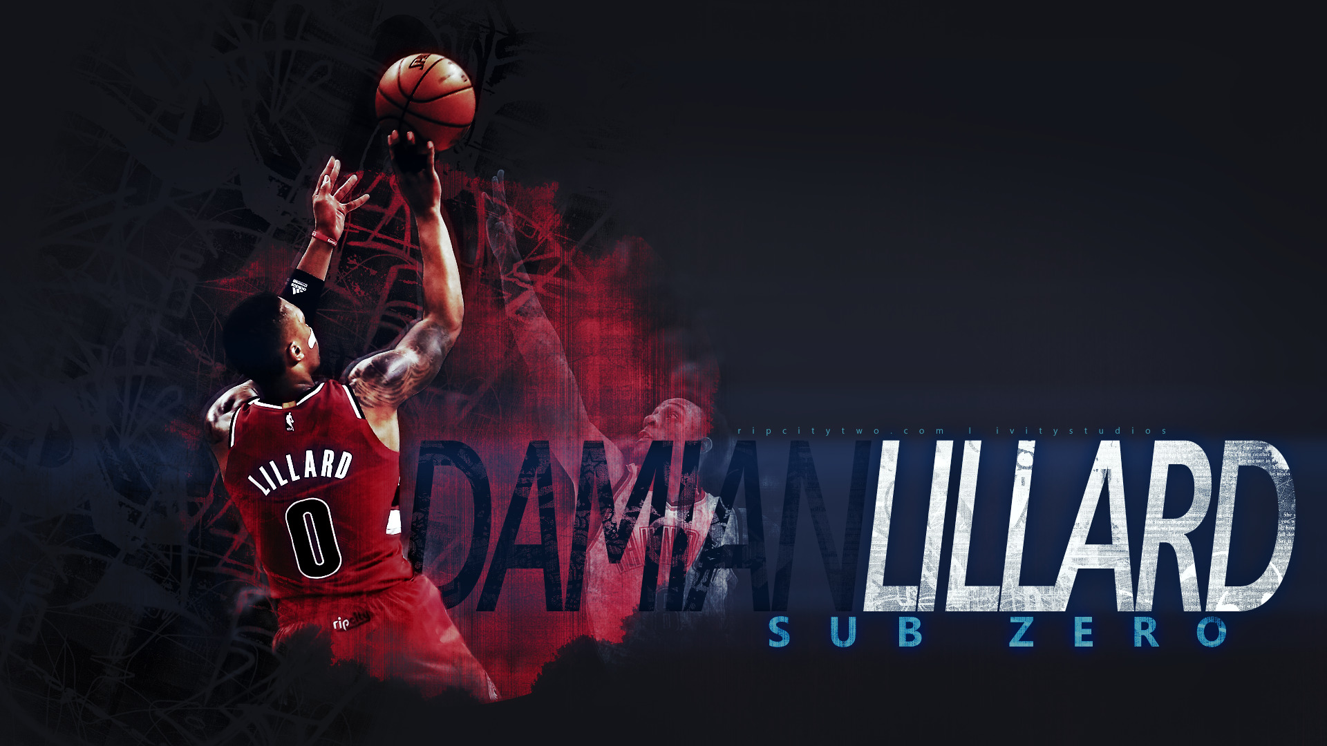 Damian Lillard, Basketball, NBA, Portland, Blazers, Ivitystudios Wallpaper