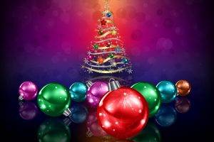 New Year, Christmas Ornaments, Christmas Tree
