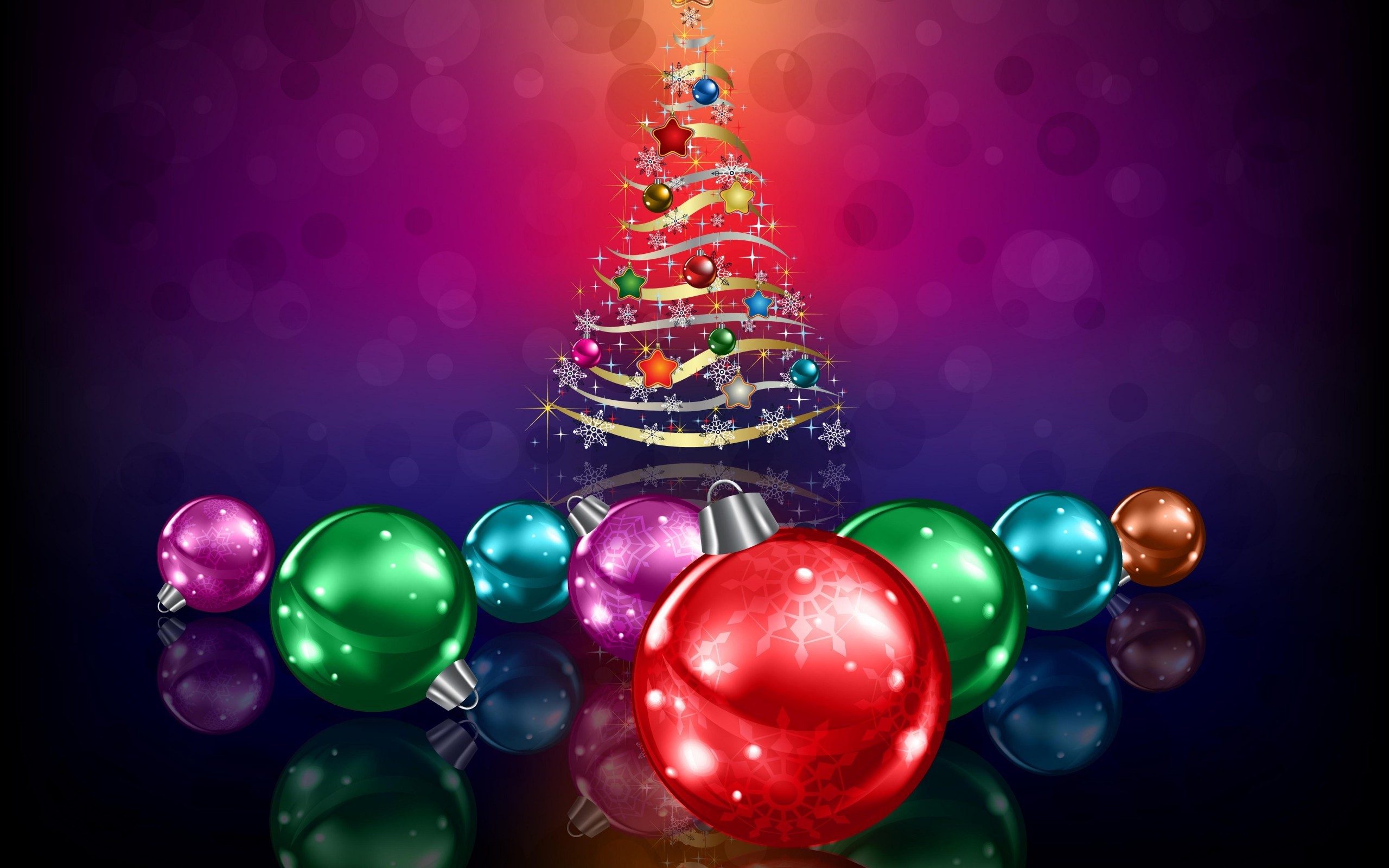 New Year, Christmas Ornaments, Christmas Tree Wallpapers ...