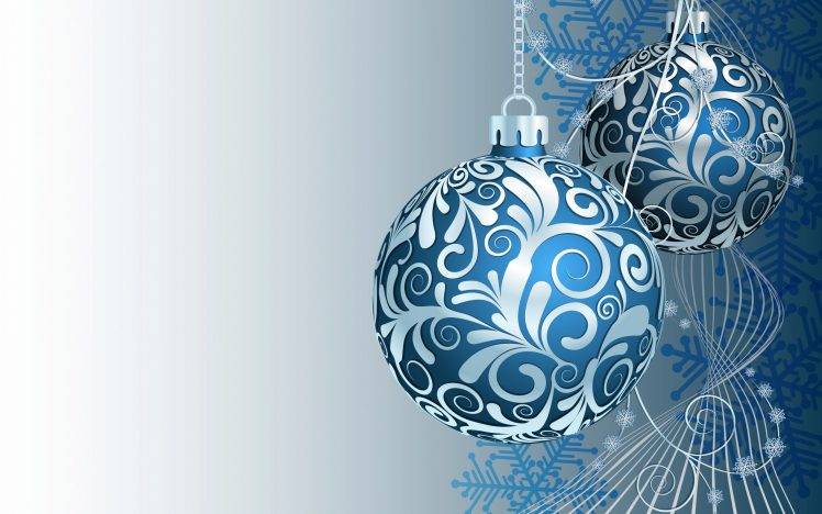 New Year, Christmas Ornaments HD Wallpaper Desktop Background