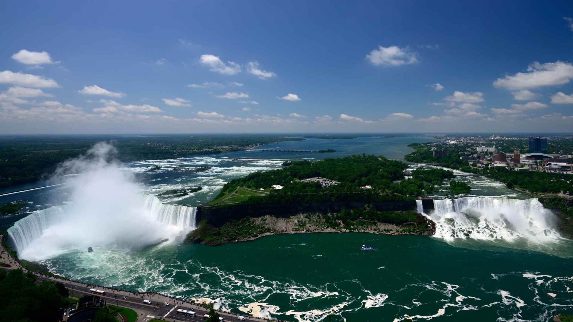 waterfall, Landscape, Niagara Falls Wallpaper