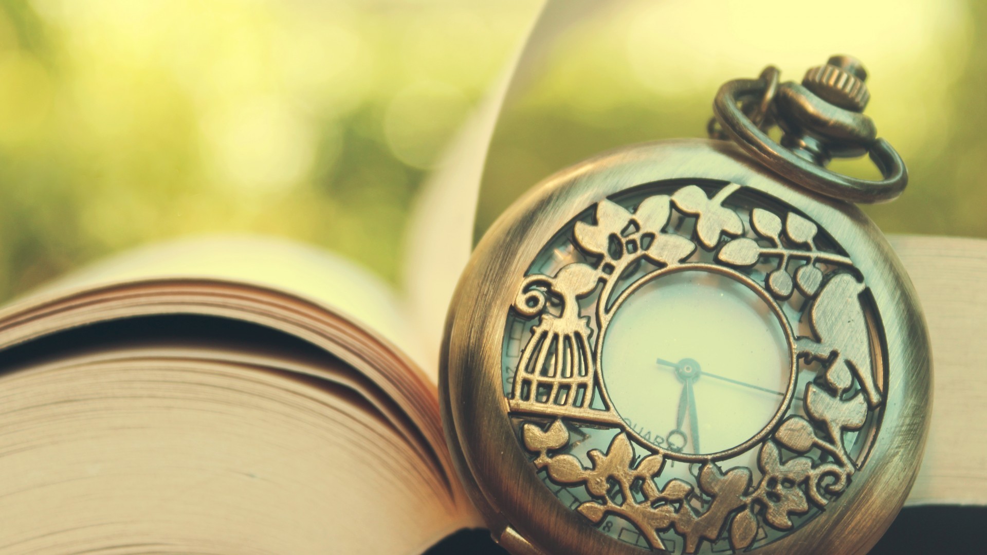 books, Macro, Clocks, Vintage Wallpaper