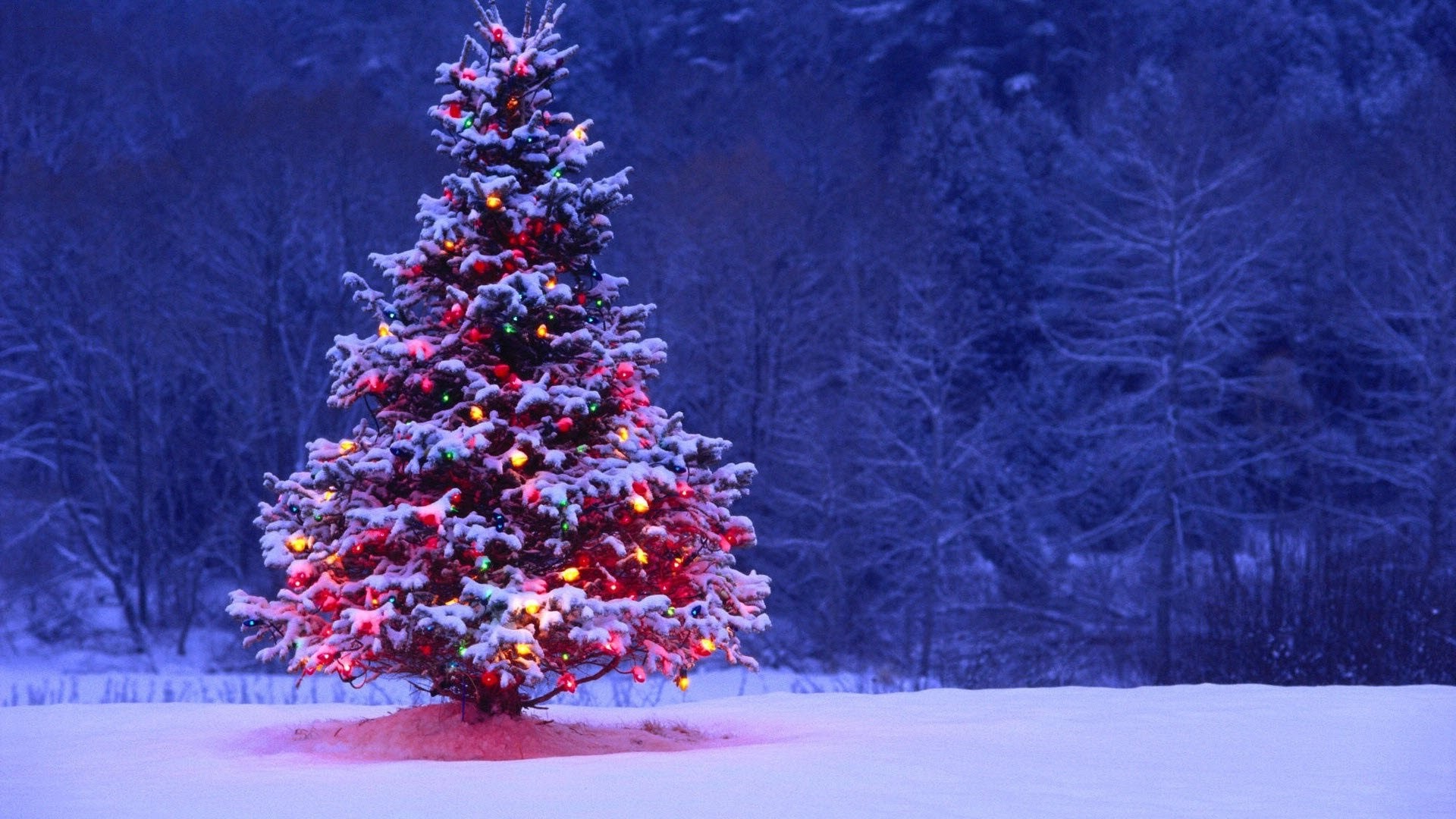 Christmas, Snow Wallpaper