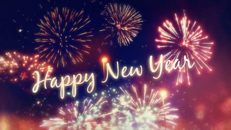 New Year, Holiday, Fireworks HD Wallpaper Desktop Background