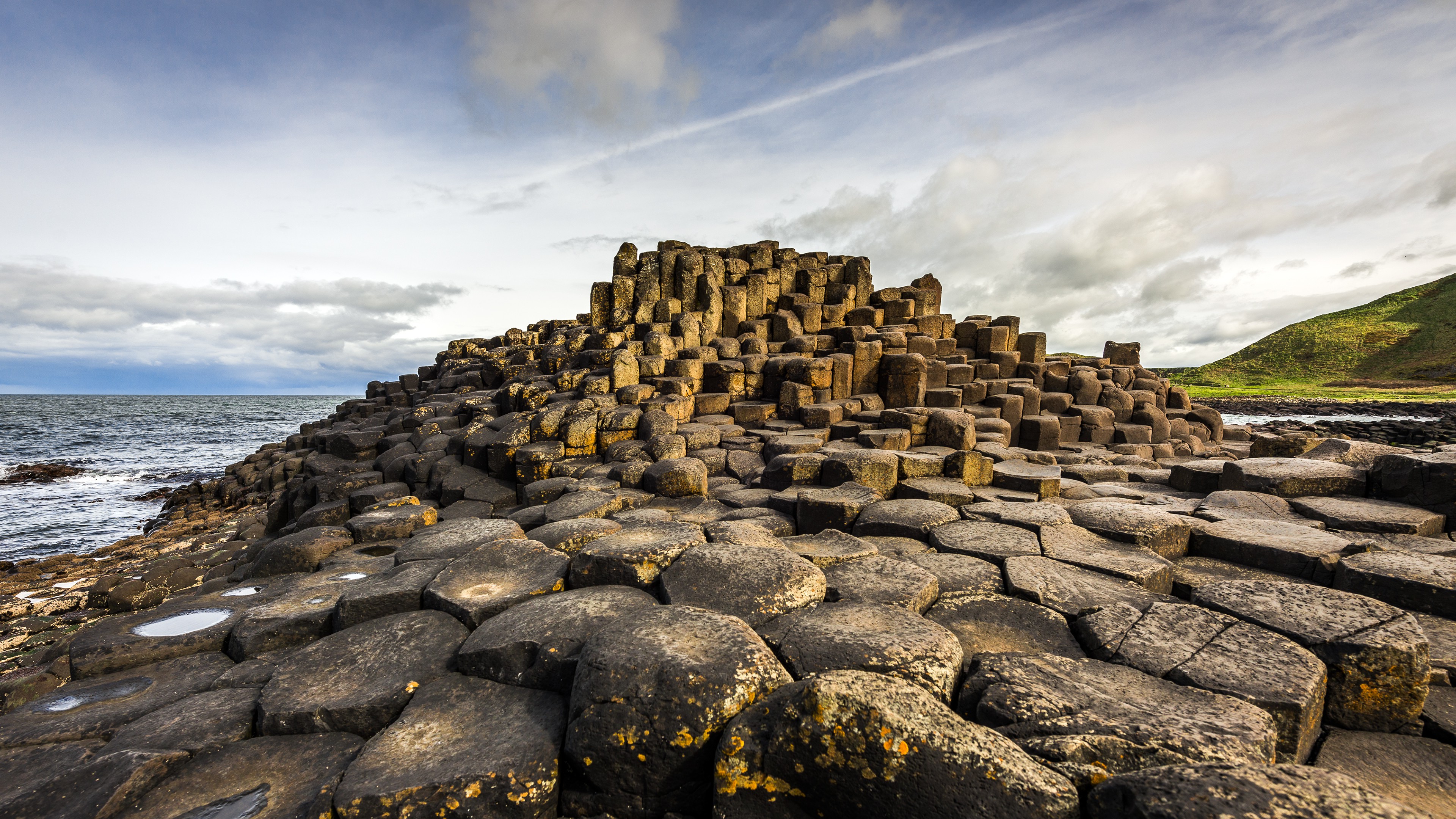 landscape, Ireland, Rock Formation, Giant's Causeway, Nature, Coast Wallpaper