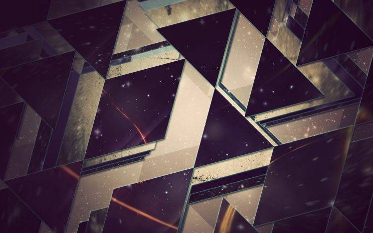 abstract, Shapes, Triangle HD Wallpaper Desktop Background