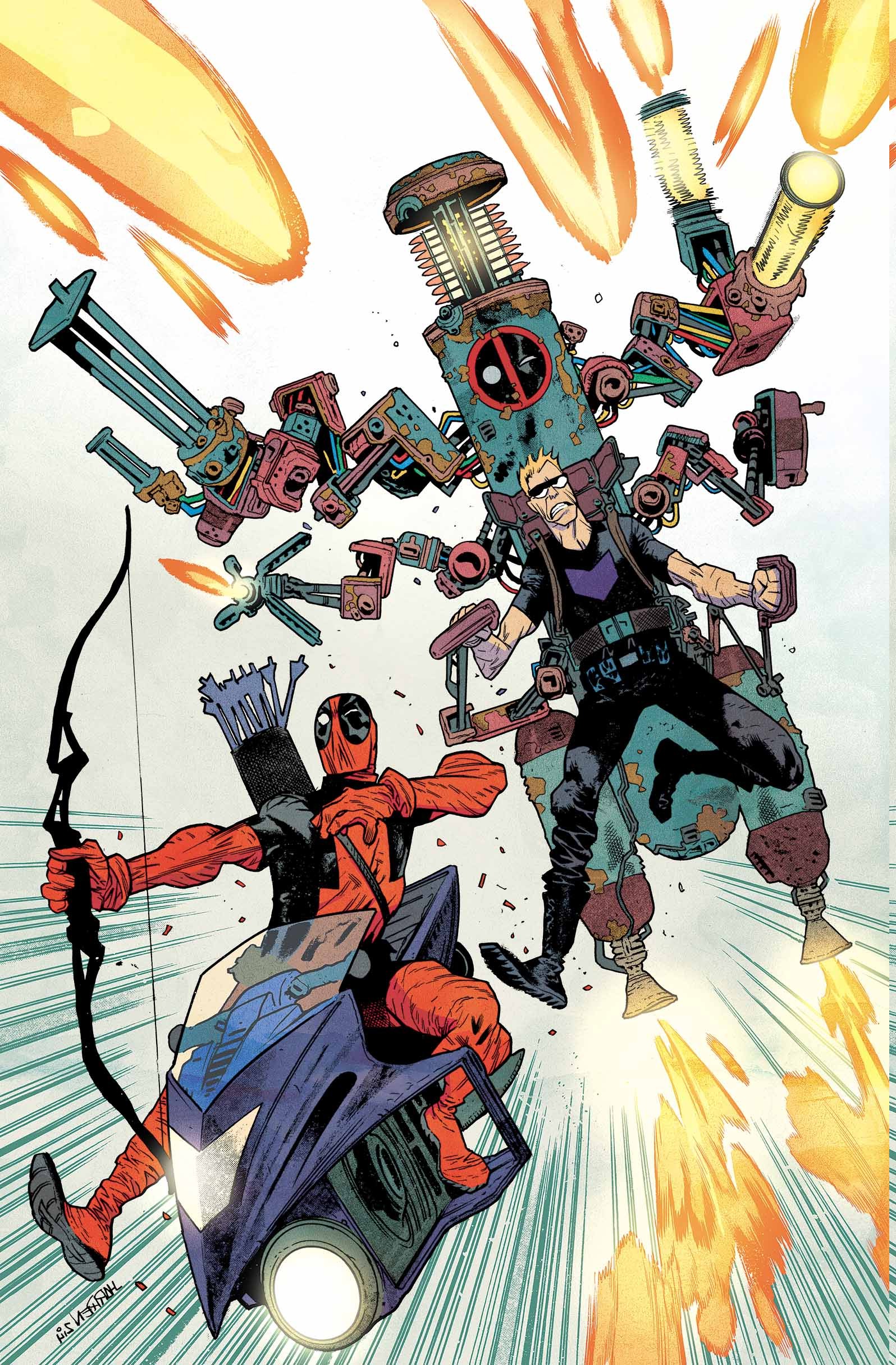 Deadpool, Hawkeye Wallpaper