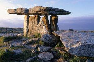 landscape, Stones, Dolmen, Ireland, Rock Formation