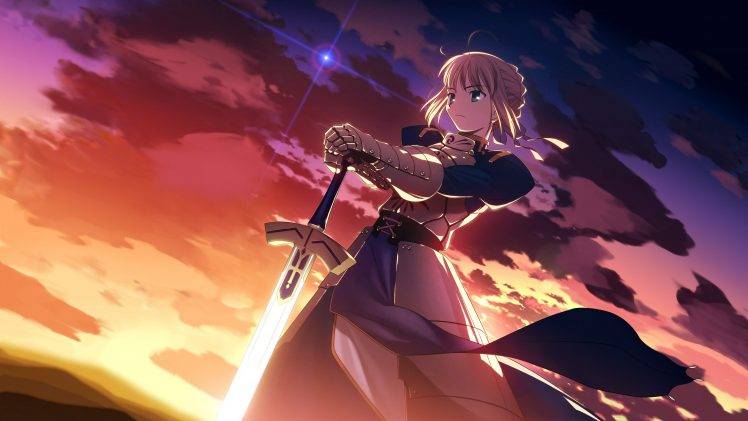 Saber, Fate Series, Anime, Anime Girls HD Wallpaper Desktop Background