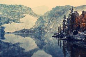 nature, Landscape, Mountain, Fall, Lake
