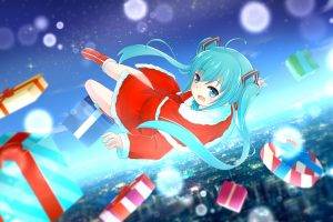 anime, Anime Girls, Vocaloid, Hatsune Miku, Christmas