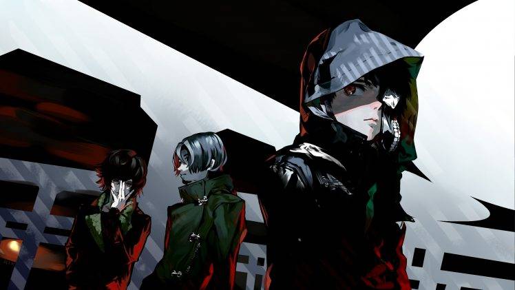 Kaneki Ken, Yomo Renji, Nishio Nishiki, Tokyo Ghoul, Anime HD Wallpaper Desktop Background