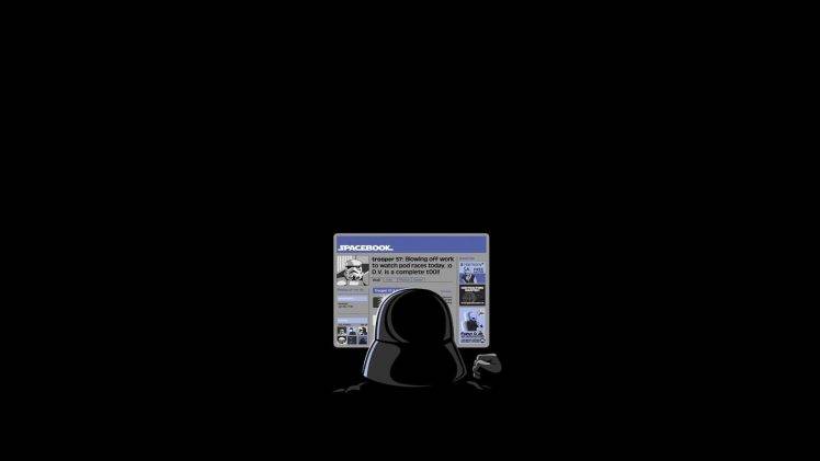 Star Wars, Darth Vader, Humor, Facebook HD Wallpaper Desktop Background