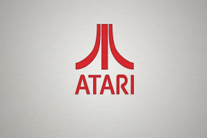 minimalism, Logo, Atari, Brands, Vintage, Computer, Simple Background