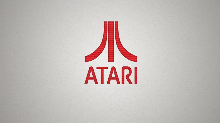 minimalism, Logo, Atari, Brands, Vintage, Computer, Simple Background HD Wallpaper Desktop Background