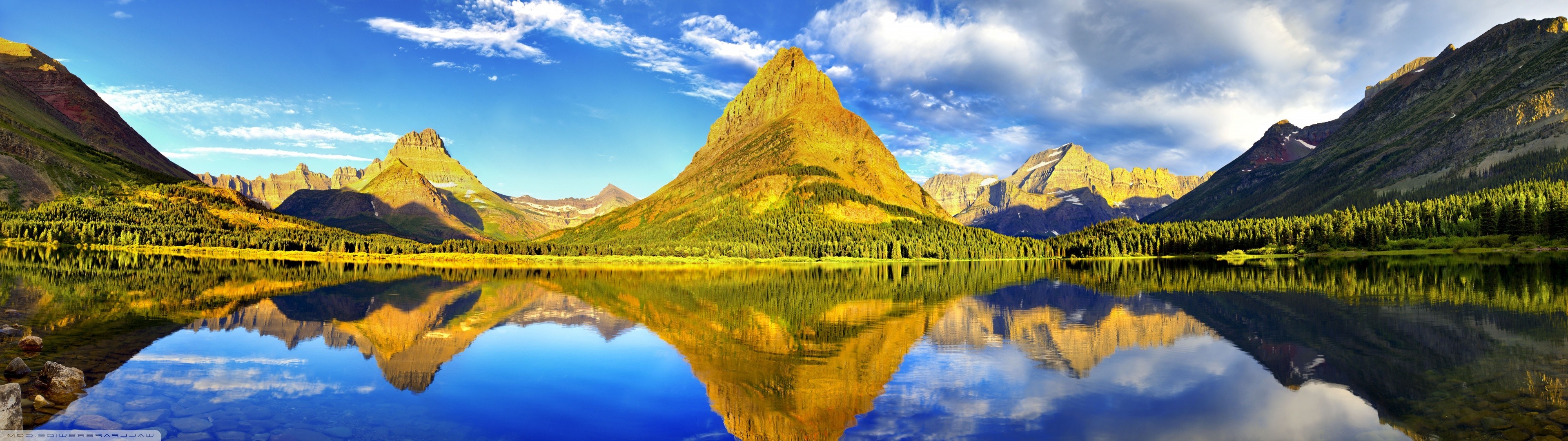 lake, Reflection, Landscape Wallpaper