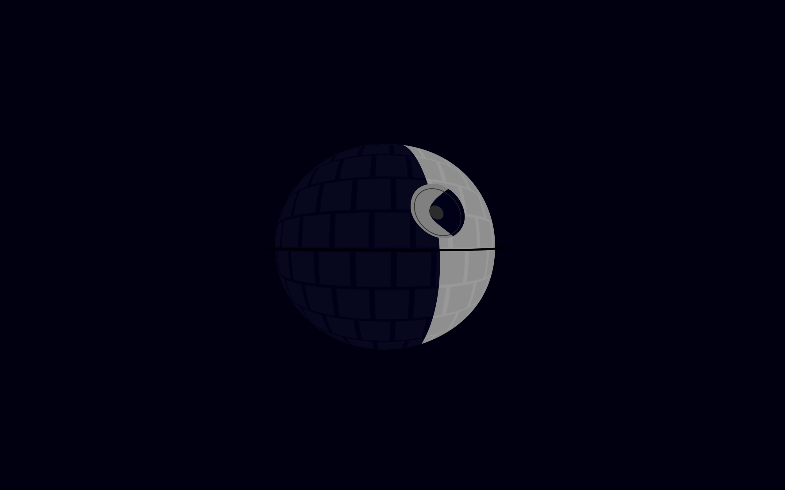 minimalism, Star Wars, Death Star Wallpaper