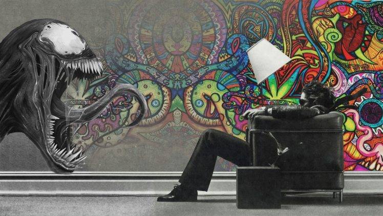 abstract, Digital Art, Artwork, Venom HD Wallpaper Desktop Background