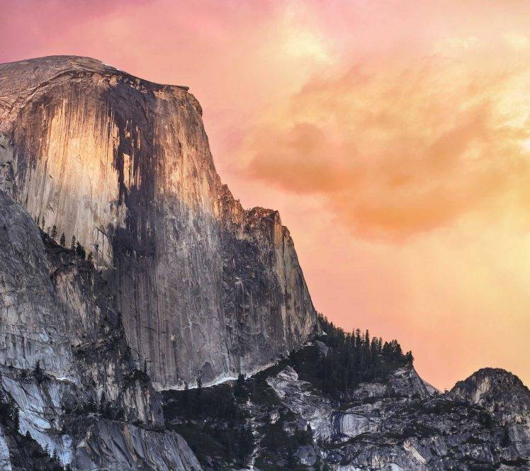 nature, Landscape, Mountain, Sky, Sunset, Yosemite National Park, USA HD Wallpaper Desktop Background