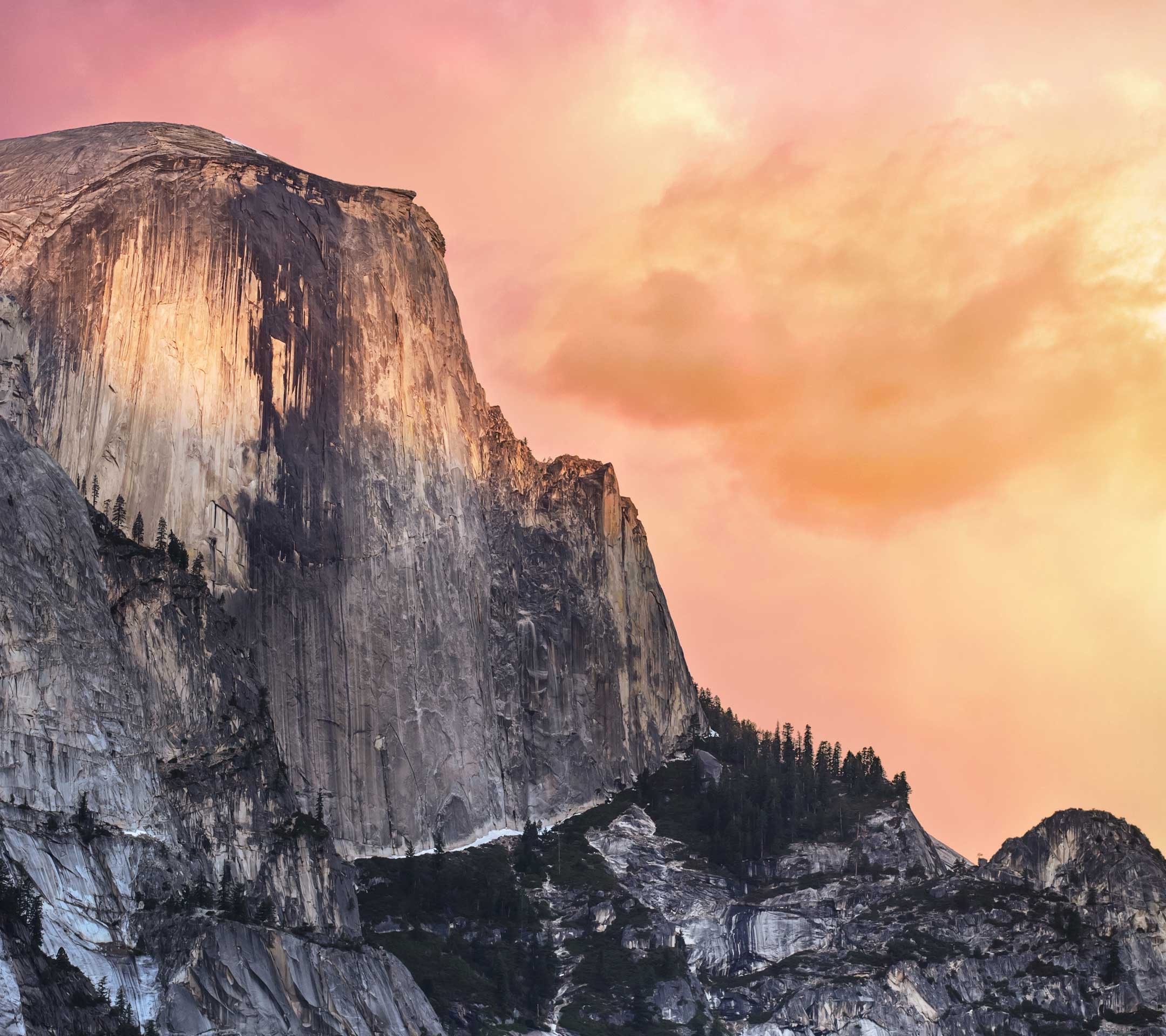 nature, Landscape, Mountain, Sky, Sunset, Yosemite National Park, USA Wallpaper
