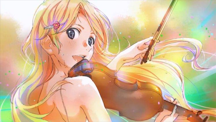 Shigatsu Wa Kimi No Uso, Miyazono Kaori, Anime Girls HD Wallpaper Desktop Background