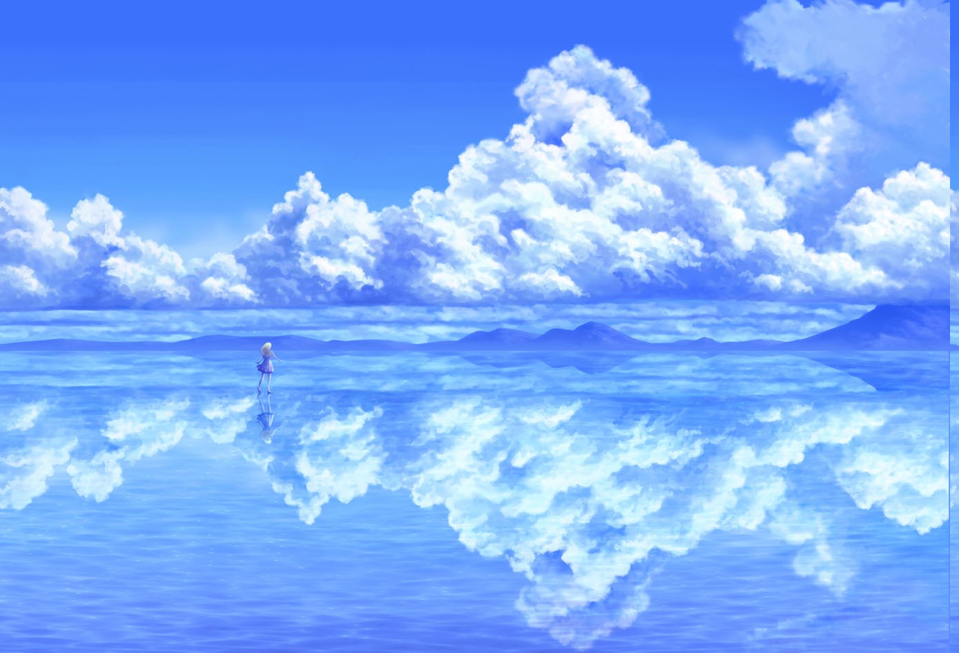 anime landscape background