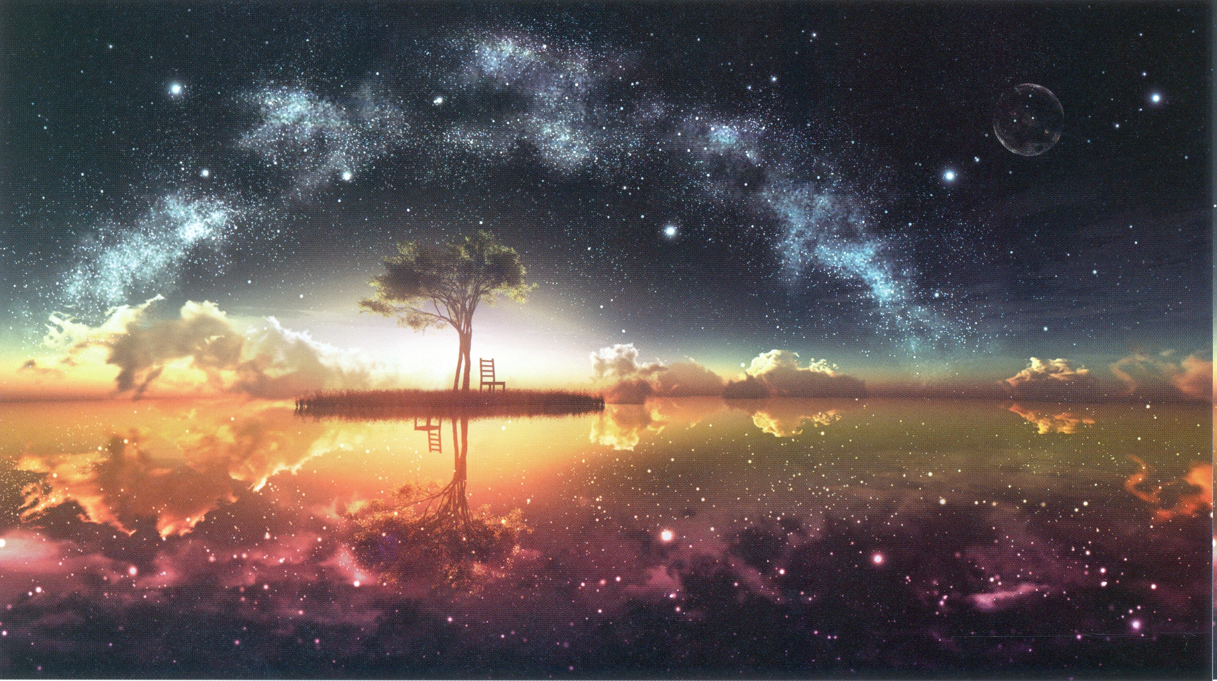 dreamy anime landscape wallpaper