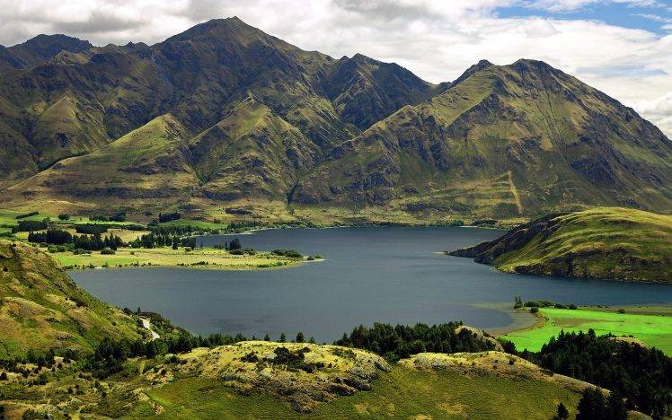 landscape, Nature, New Zealand, Lake Wanaka HD Wallpaper Desktop Background