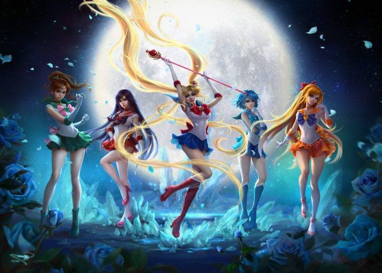 Sailor Moon, Anime Girls HD Wallpaper Desktop Background