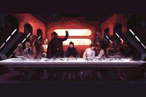 Star Wars, The Last Supper, Darth Vader, Yoda, Darth Maul, Boba Fett, Chewbacca, Han Solo, Mix Up