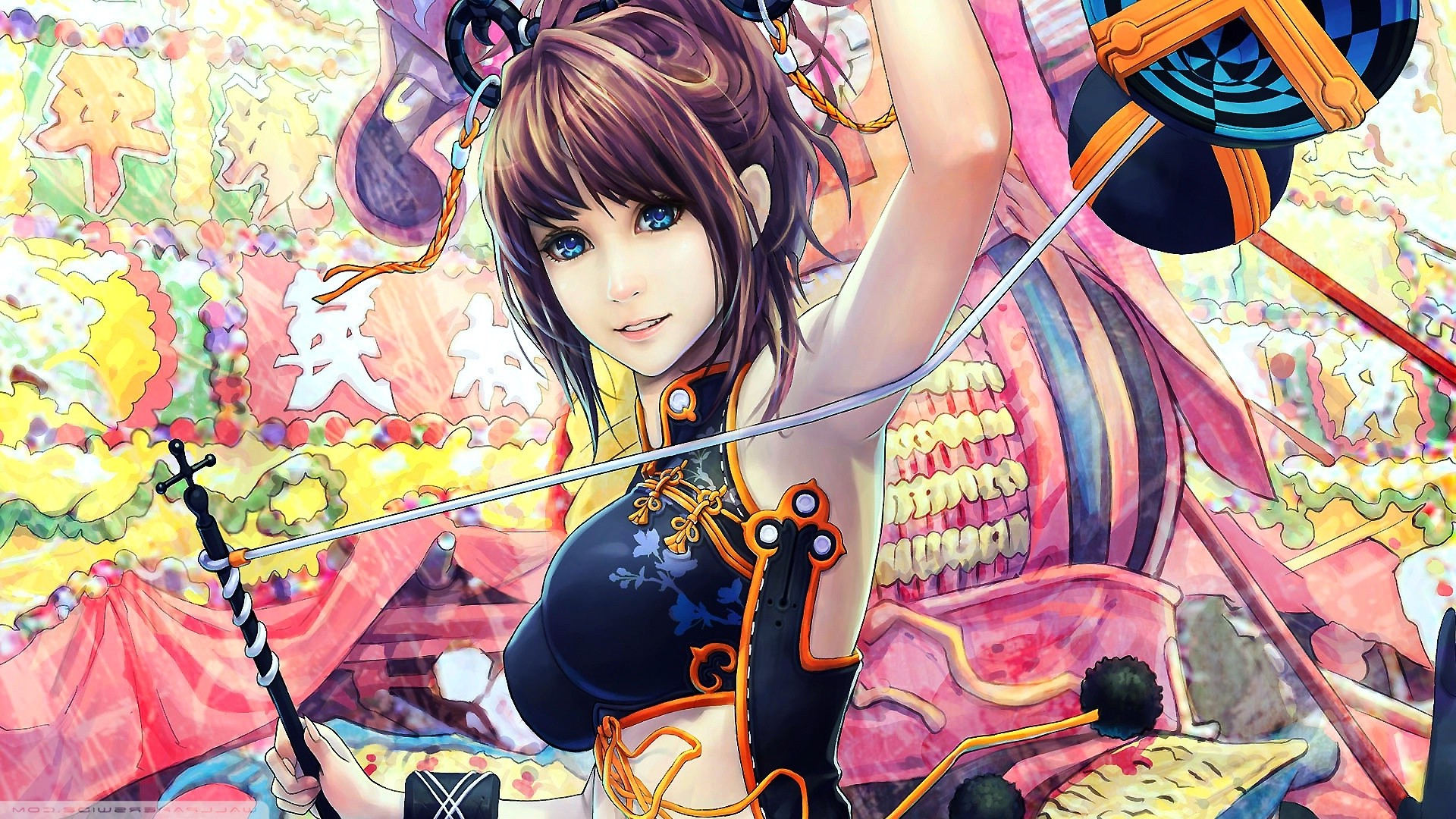 colorful, Anime, Anime Girls, Original Characters Wallpaper
