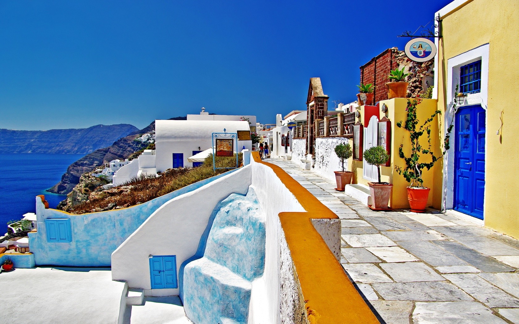 Greece, Landscape Wallpaper
