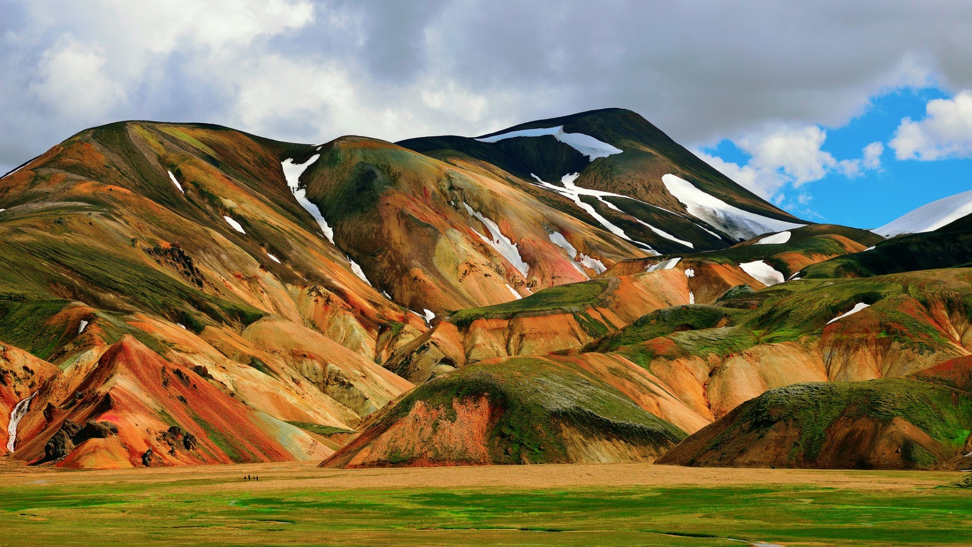 nature, Landscape, Mountain, Iceland, Snow, Field, Hill Wallpapers HD