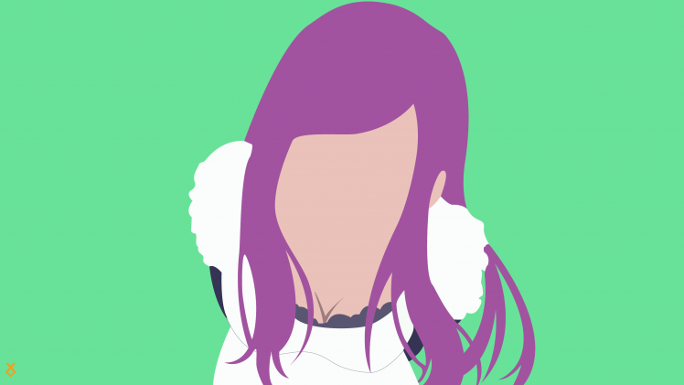 Kamishiro Rize, Tokyo Ghoul, Anime Girls, Minimalism, Anime Vectors, Vector Art HD Wallpaper Desktop Background