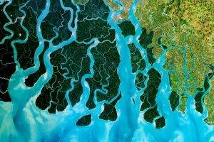aerial View, Nature, Bangladesh, Ganges, River, Water, Landscape