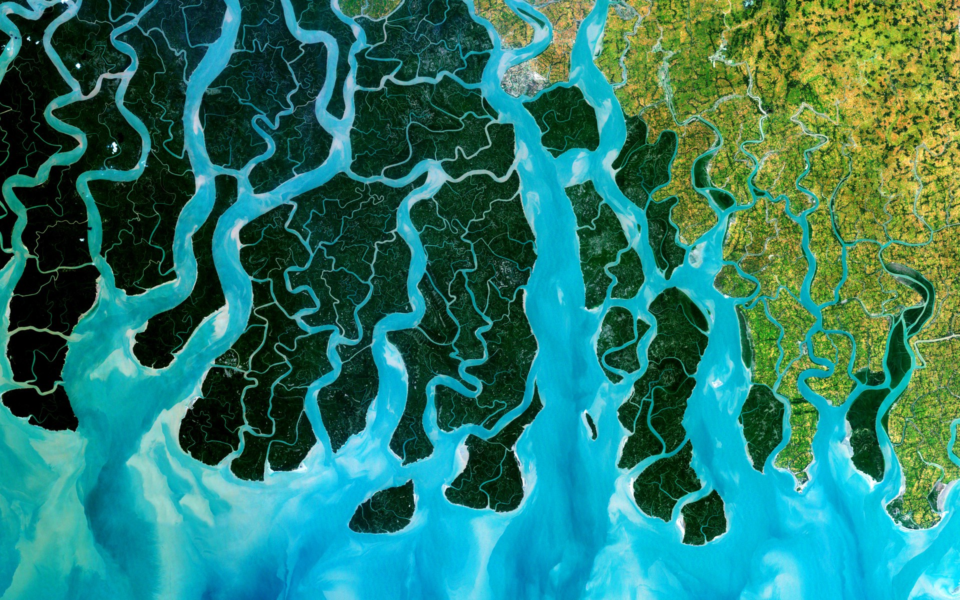 aerial View, Nature, Bangladesh, Ganges, River, Water, Landscape Wallpaper