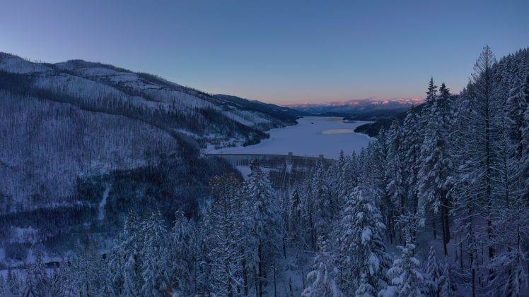 landscape, Winter, Snow, Nature HD Wallpaper Desktop Background