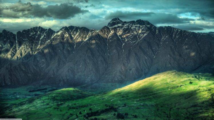 landscape, Mountain, Nature, Field HD Wallpaper Desktop Background