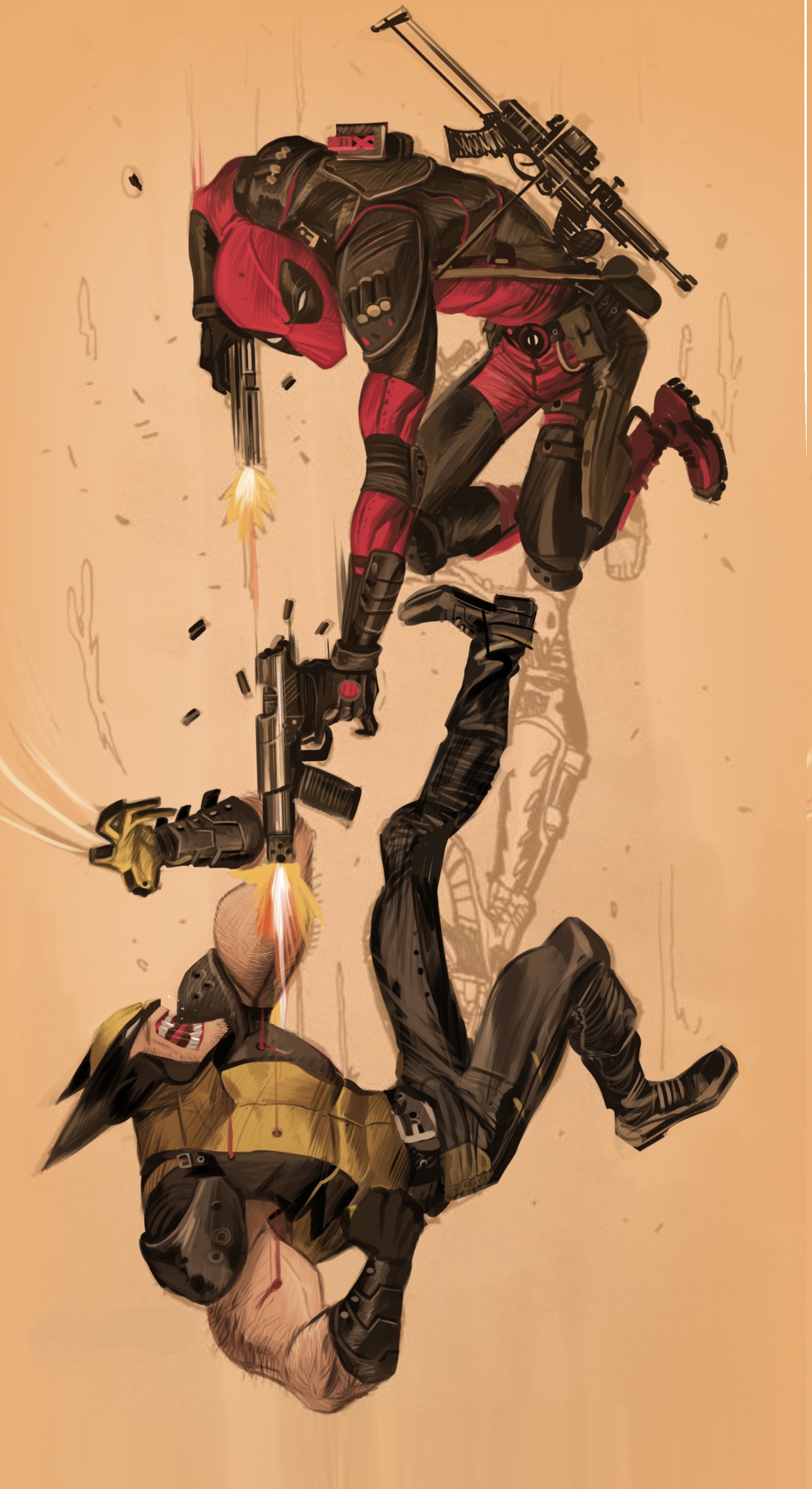 Wolverine, Deadpool Wallpaper