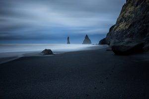 Iceland, Nature, Sea, Beach, Cliff, Coast, Landscape
