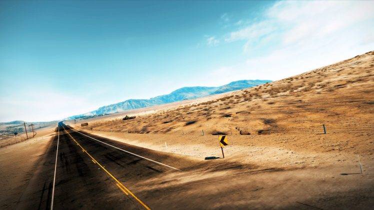 highway, Desert, Landscape, Road HD Wallpaper Desktop Background