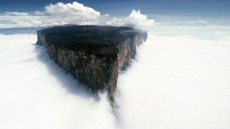 landscape, Mount Roraima, Mist, Venezuela HD Wallpaper Desktop Background