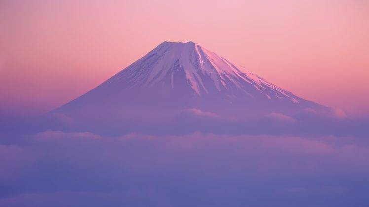 mountain, Landscape, Clouds, Mount Fuji, Japan HD Wallpaper Desktop Background