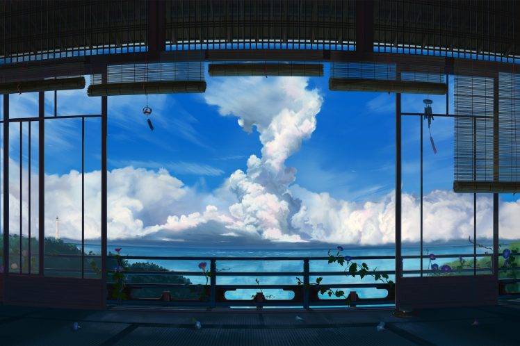 clouds, Sea, Landscape HD Wallpaper Desktop Background