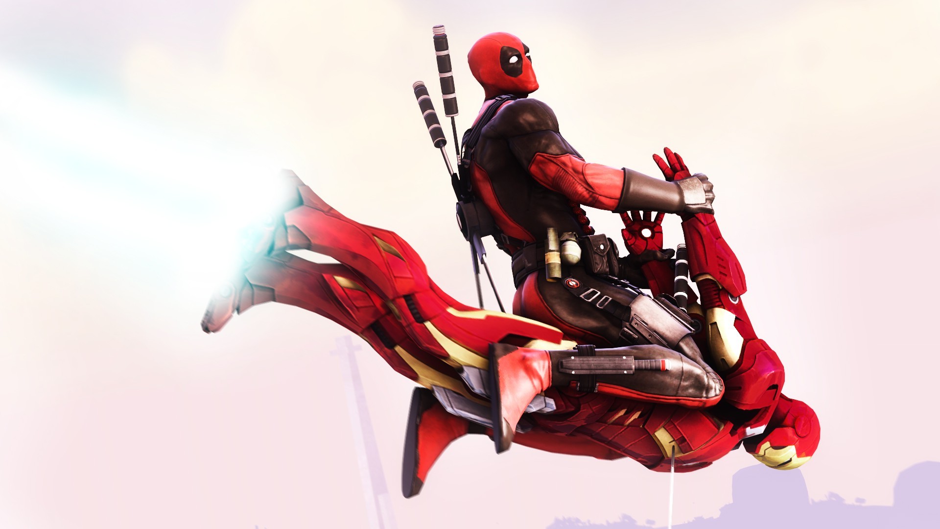 Deadpool, Iron Man Wallpapers HD / Desktop and Mobile Backgrounds