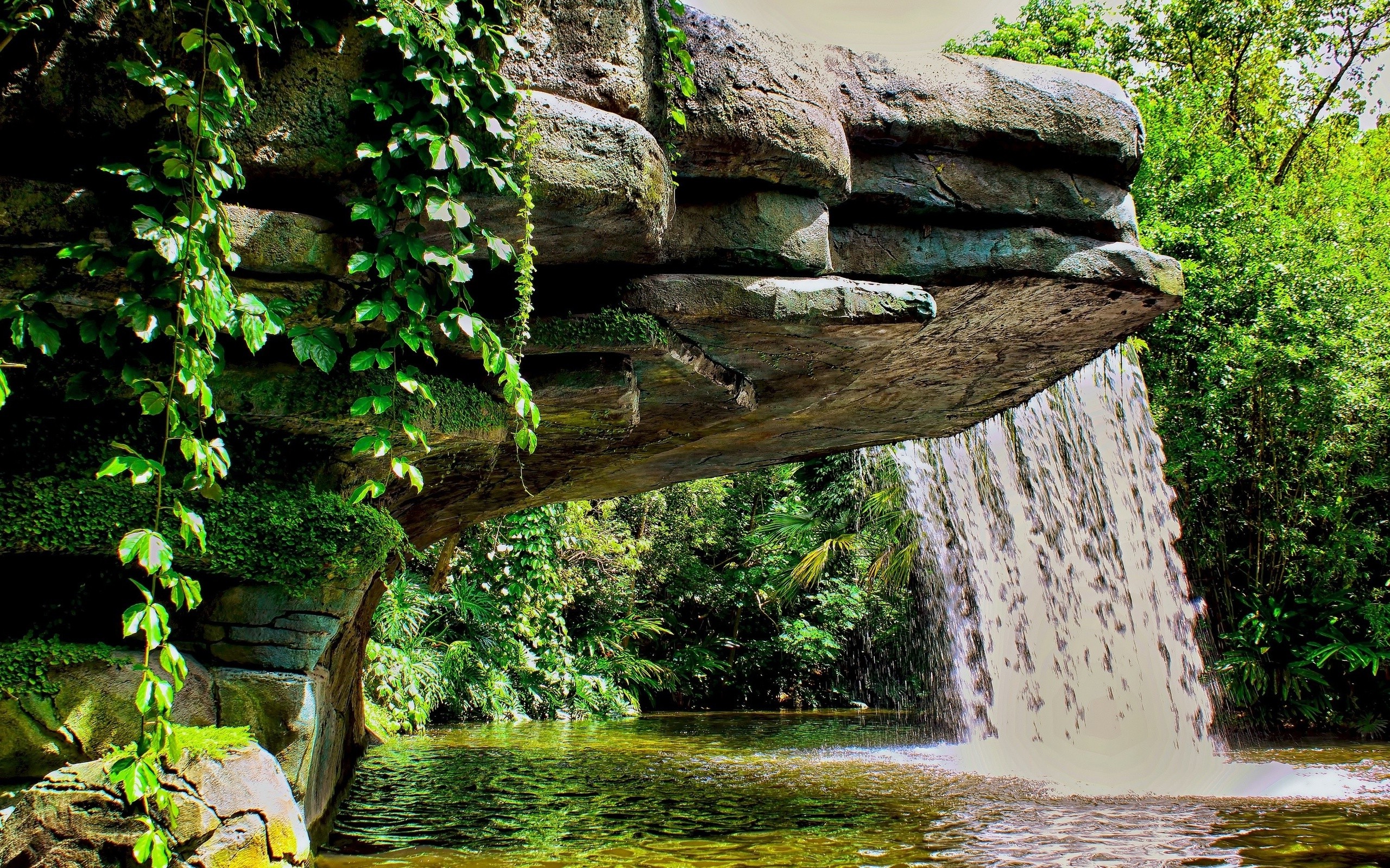 nature, Landscape, Waterfall, Water Wallpaper